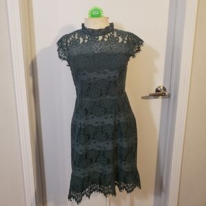 As U Wish Teal lace dress size M
